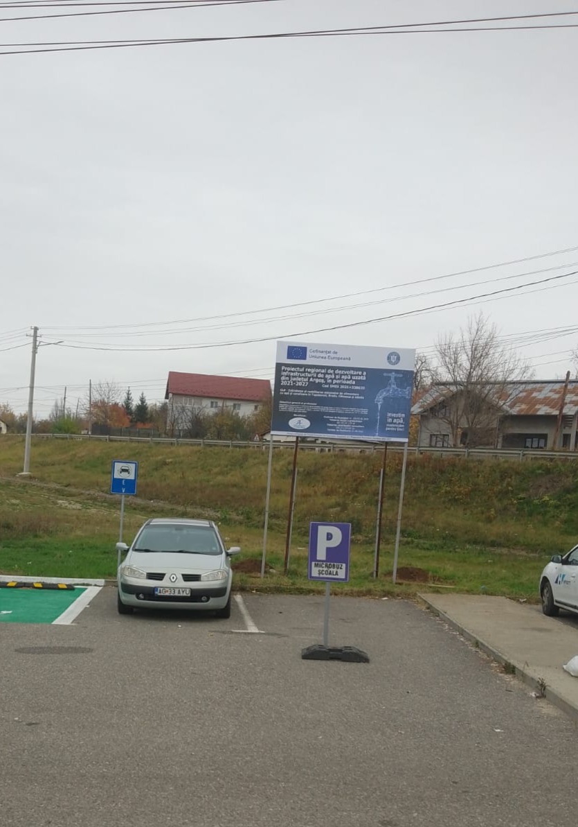 Panou informativ CL8 Albota 2